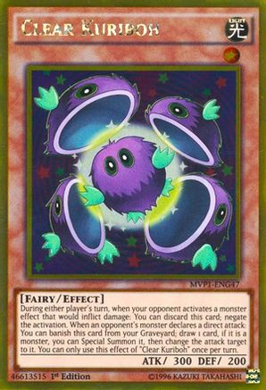 Clear Kuriboh (MVP1-ENG47) - The Dark Side of Dimensions Movie Pack: Gold Edition 1st Edition