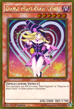 Dark Magician Girl (MVP1-ENG56) - The Dark Side of Dimensions Movie Pack: Gold Edition 1st Edition