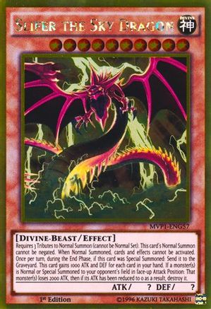 Slifer the Sky Dragon (MVP1-ENG57) - The Dark Side of Dimensions Movie Pack: Gold Edition 1st Edition