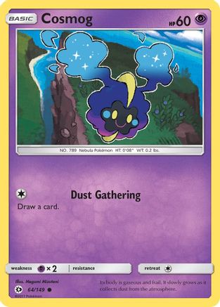 Cosmog 064  - Reverse Holofoil SM Base Set - Common