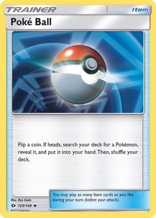 Poke Ball 125  SM Base Set - Uncommon