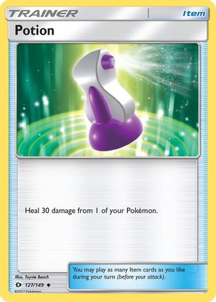 Potion 127  - Reverse Holofoil SM Base Set - Uncommon
