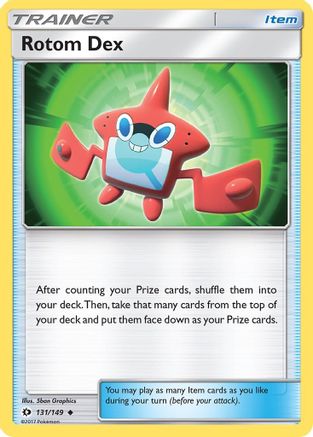 Rotom Dex 131  SM Base Set - Uncommon