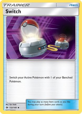 Switch 132  SM Base Set - Uncommon