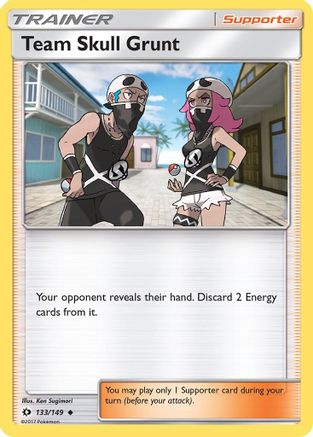 Team Skull Grunt 133  SM Base Set - Uncommon