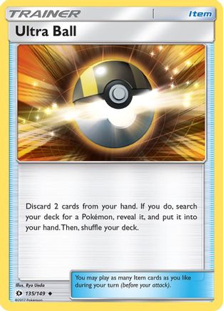 Ultra Ball 135  - Reverse Holofoil SM Base Set - Uncommon