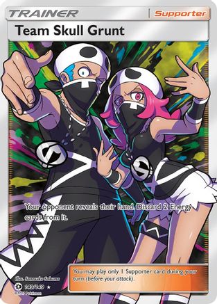Team Skull Grunt (Full Art) 149  - Holofoil SM Base Set - Ultra Rare