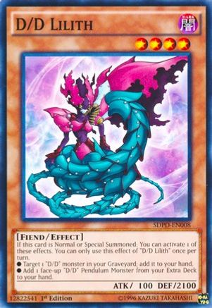 D/D Lilith (SDPD-EN008) - Structure Deck: Pendulum Domination 1st Edition