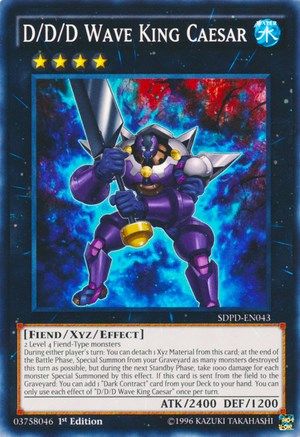 D/D/D Wave King Caesar (SDPD-EN043) - Structure Deck: Pendulum Domination 1st Edition