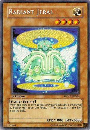 Radiant Jeral (STON-EN066) - Strike of Neos 1st Edition
