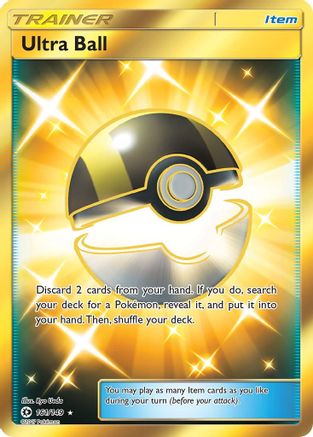 Ultra Ball (Secret) 161  - Holofoil SM Base Set - Secret Rare
