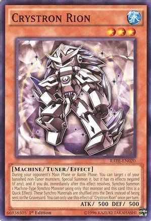 Crystron Rion (RATE-EN020) - Raging Tempest 1st Edition