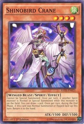 Shinobird Crane (RATE-EN023) - Raging Tempest Unlimited