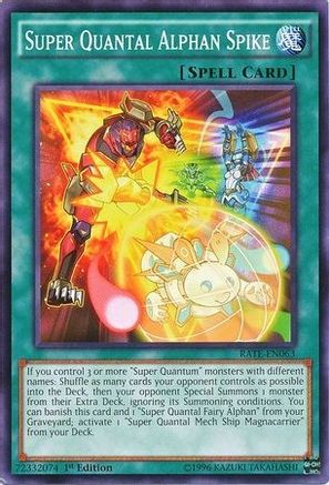 Super Quantal Alphan Spike (RATE-EN063) - Raging Tempest Unlimited