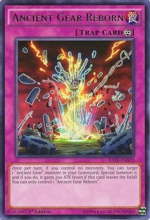 Ancient Gear Reborn (RATE-EN070) - Raging Tempest Unlimited