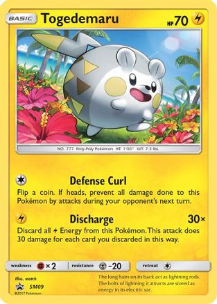 Togedemaru SM09  - Holofoil SM Promos - Promo