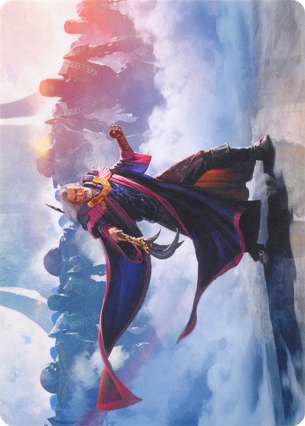 Urza, Lord High Artificer // Urza, Lord High Artificer (AMH1-013) - Modern Horizons Art Series (Borderless)