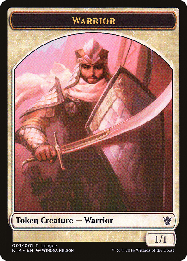 Warrior Token (LEP-001) - League Tokens 2014