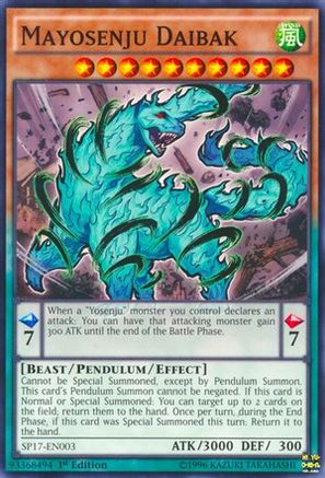 Mayosenju Daibak (Starfoil) (SP17-EN003) - Star Pack - Battle Royal 1st Edition