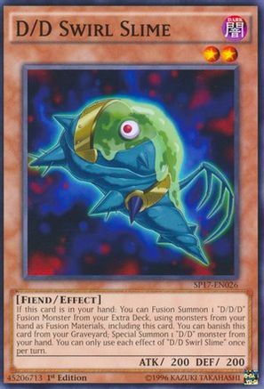 D/D Swirl Slime (Starfoil) (SP17-EN026) - Star Pack - Battle Royal 1st Edition