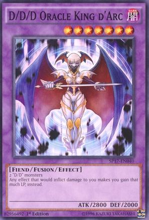 D/D/D Oracle King d'Arc (Starfoil) (SP17-EN040) - Star Pack - Battle Royal 1st Edition
