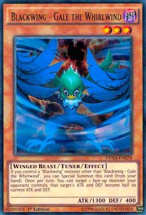 Blackwing - Gale the Whirlwind (DUSA-EN078) - Duelist Saga 1st Edition