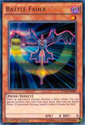 Battle Fader (DUSA-EN080) - Duelist Saga 1st Edition