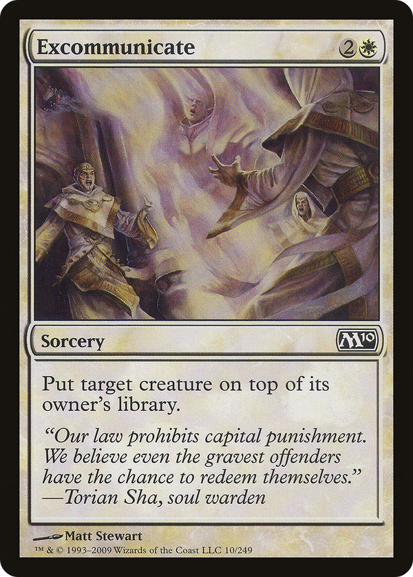 Excommunicate (M10-010) - Magic 2010 Foil
