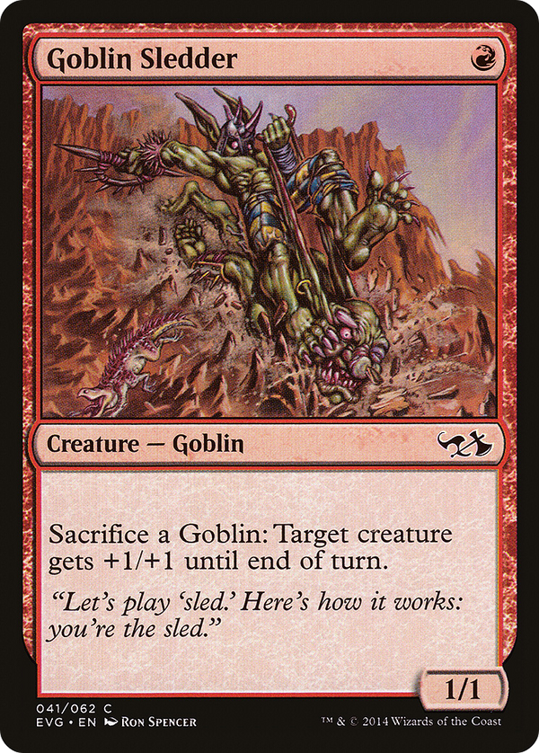 Goblin Sledder (DD3-) - Duel Decks Anthology: Elves vs. Goblins