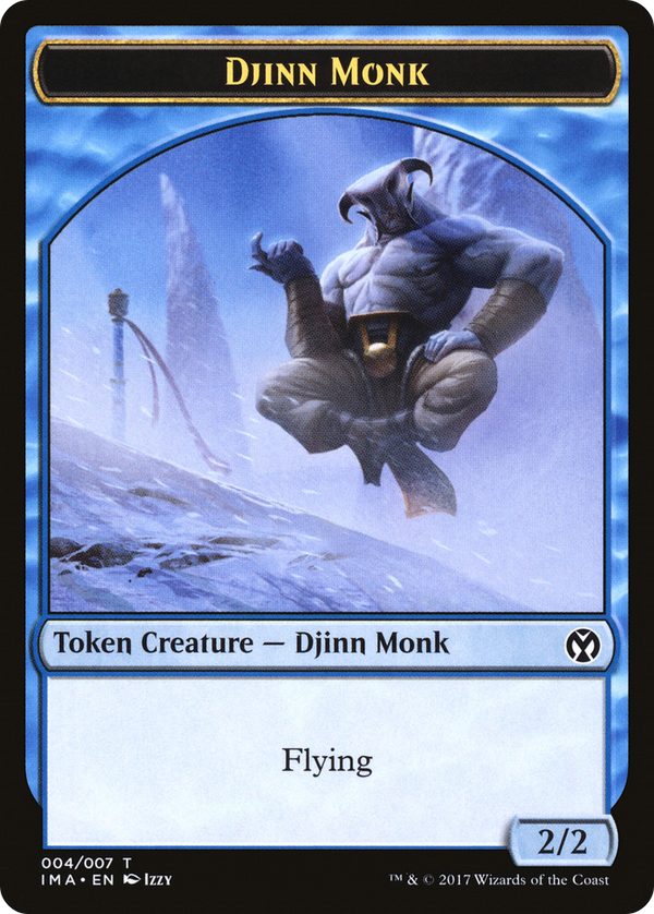 Djinn Monk Token (004) (IMA-004) - Iconic Masters Tokens