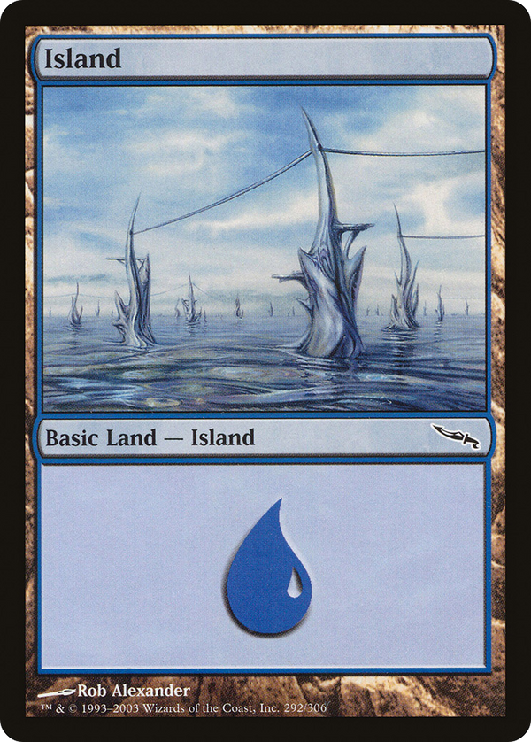 Island (292) (MRD-292) - Mirrodin