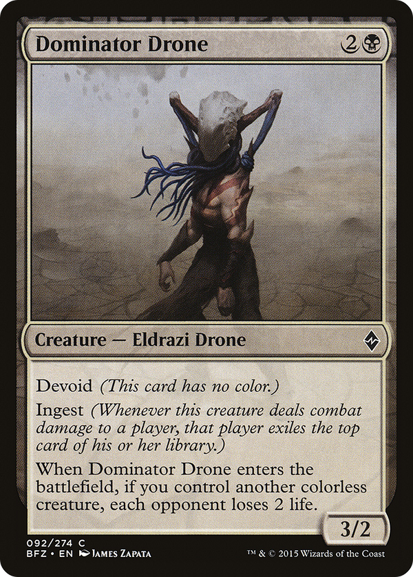 Dominator Drone (BFZ-092) - Battle for Zendikar: (devoid)