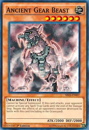 Ancient Gear Beast (SR03-EN007) - Structure Deck: Machine Reactor Unlimited