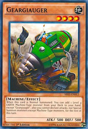 Geargiauger (SR03-EN012) - Structure Deck: Machine Reactor 1st Edition
