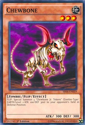 Chewbone (SR04-EN019) - Structure Deck: Dinosmasher's Fury 1st Edition