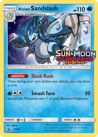 Alolan Sandslash - SM18 (Prerelease)  - Holofoil SM Promos - Promo