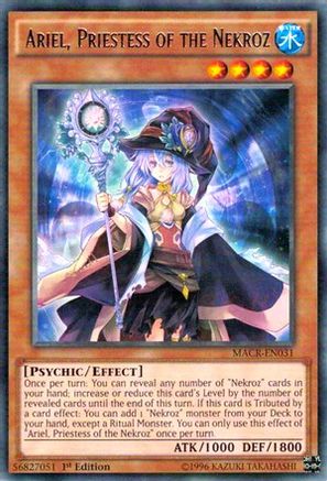 Ariel, Priestess of the Nekroz (MACR-EN031) - Maximum Crisis Unlimited