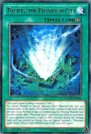 Pacifis, the Phantasm City (MACR-EN056) - Maximum Crisis 1st Edition