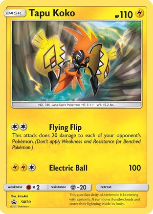 Tapu Koko SM30  - Holofoil SM Promos - Promo