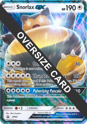 Snorlax GX - SM05  Jumbo Cards - Promo