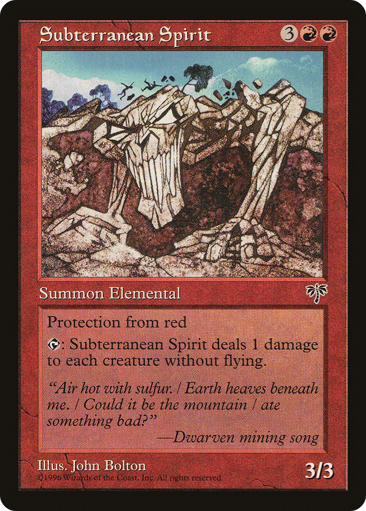 Subterranean Spirit (MIR-) - Mirage