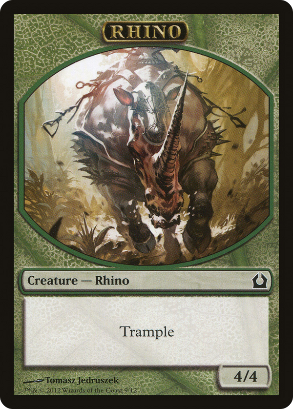 Rhino Token (RTR-009) - Return to Ravnica Tokens