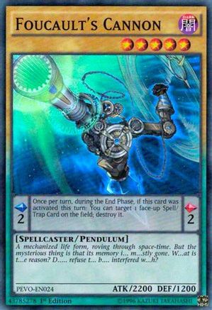 Foucault's Cannon (PEVO-EN024) - Pendulum Evolution 1st Edition