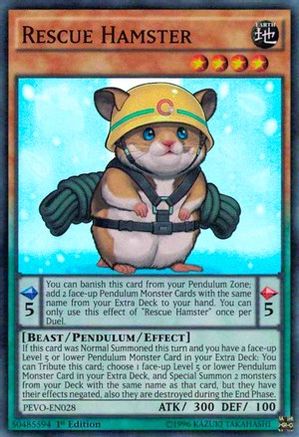 Rescue Hamster (PEVO-EN028) - Pendulum Evolution 1st Edition