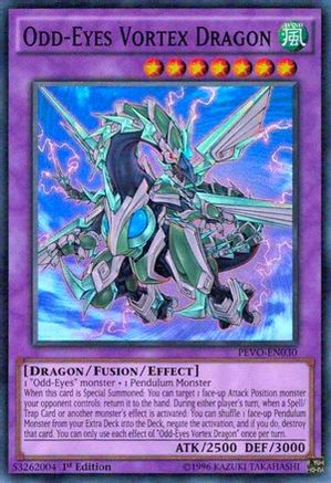 Odd-Eyes Vortex Dragon (PEVO-EN030) - Pendulum Evolution 1st Edition