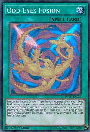 Odd-Eyes Fusion (PEVO-EN038) - Pendulum Evolution 1st Edition