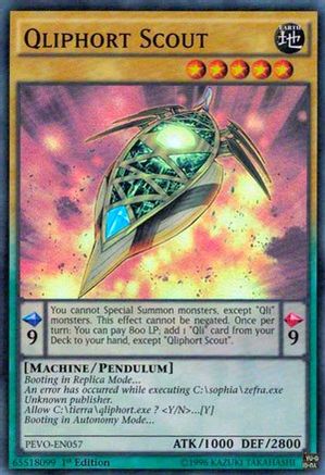 Qliphort Scout (PEVO-EN057) - Pendulum Evolution 1st Edition