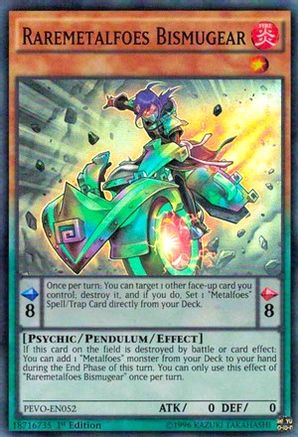 Raremetalfoes Bismugear (PEVO-EN052) - Pendulum Evolution 1st Edition