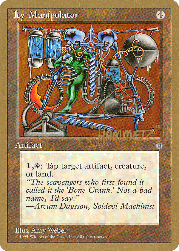 Icy Manipulator - 1996 Shawn "Hammer" Regnier (ICE) (WCD-) - Pro Tour Collector Set