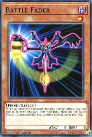 Battle Fader (YS17-EN018) - Starter Deck: Link Strike 1st Edition